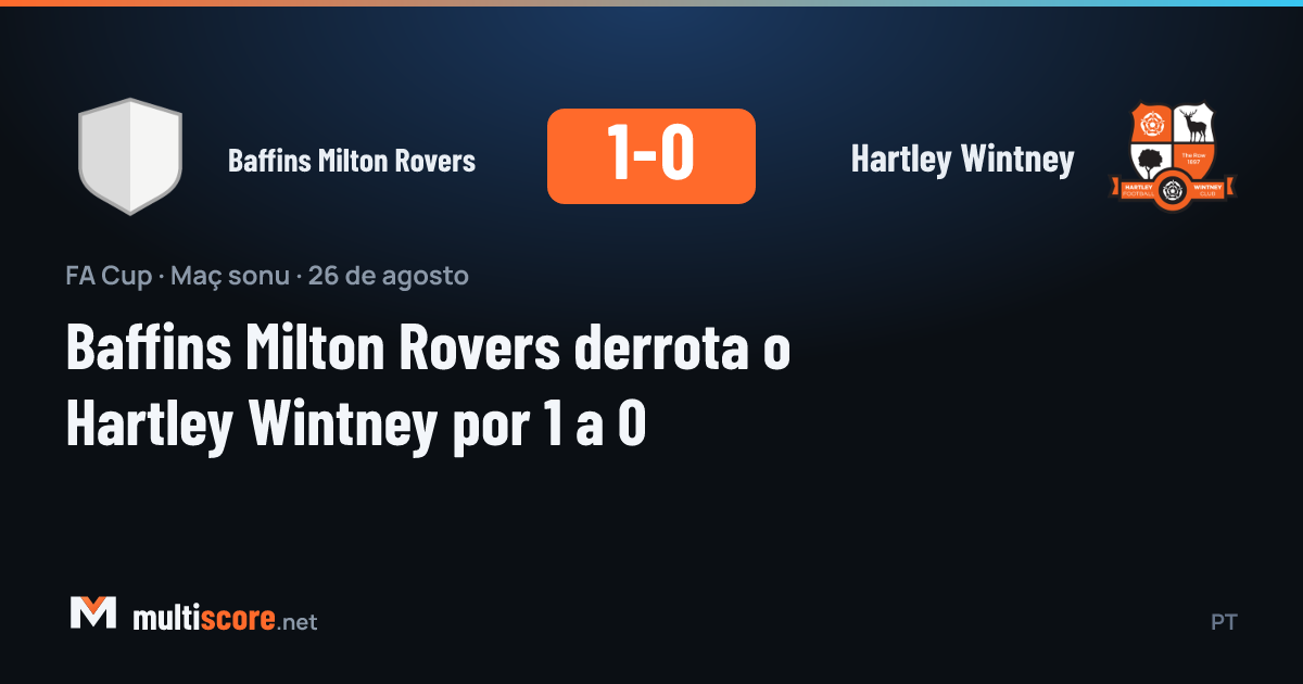 Baffins Milton Rovers - Hartley Wintney