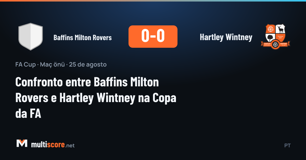 FA Cup maç önü Baffins Milton Rovers ve Hartley Wintney