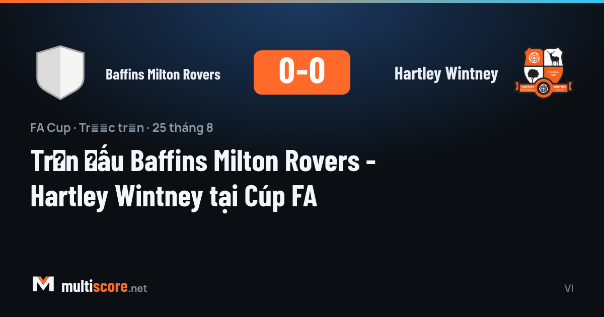 FA Cup maç önü Baffins Milton Rovers ve Hartley Wintney