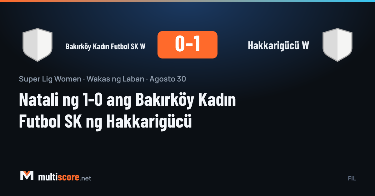 Bakırköy Kadın Futbol SK - Hakkarigücü Kadınlar Süper Ligi maçı