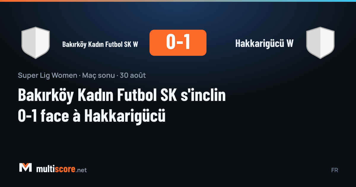 Bakırköy Kadın Futbol SK - Hakkarigücü Kadınlar Süper Ligi maçı