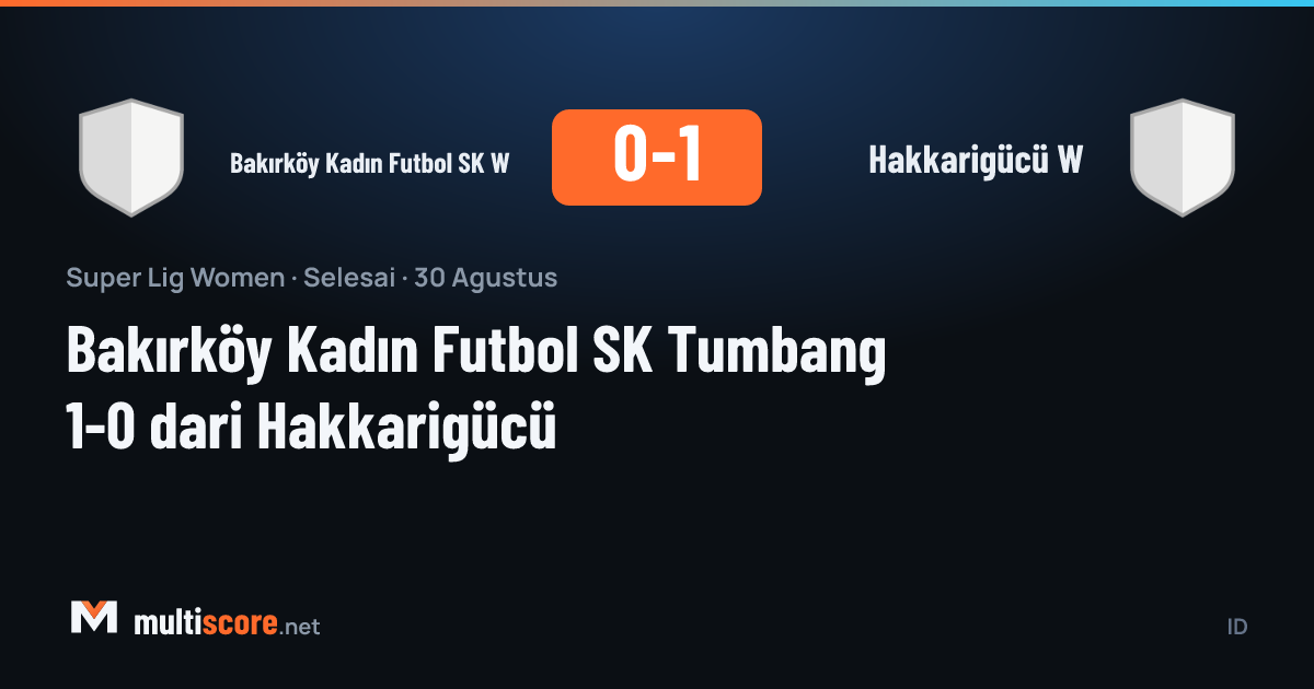 Bakırköy Kadın Futbol SK - Hakkarigücü Kadınlar Süper Ligi maçı