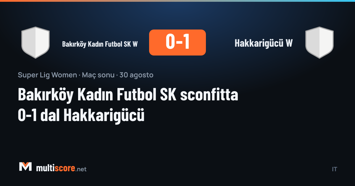 Bakırköy Kadın Futbol SK - Hakkarigücü Kadınlar Süper Ligi maçı