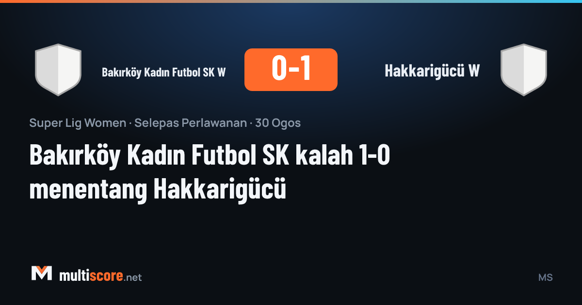 Bakırköy Kadın Futbol SK - Hakkarigücü Kadınlar Süper Ligi maçı