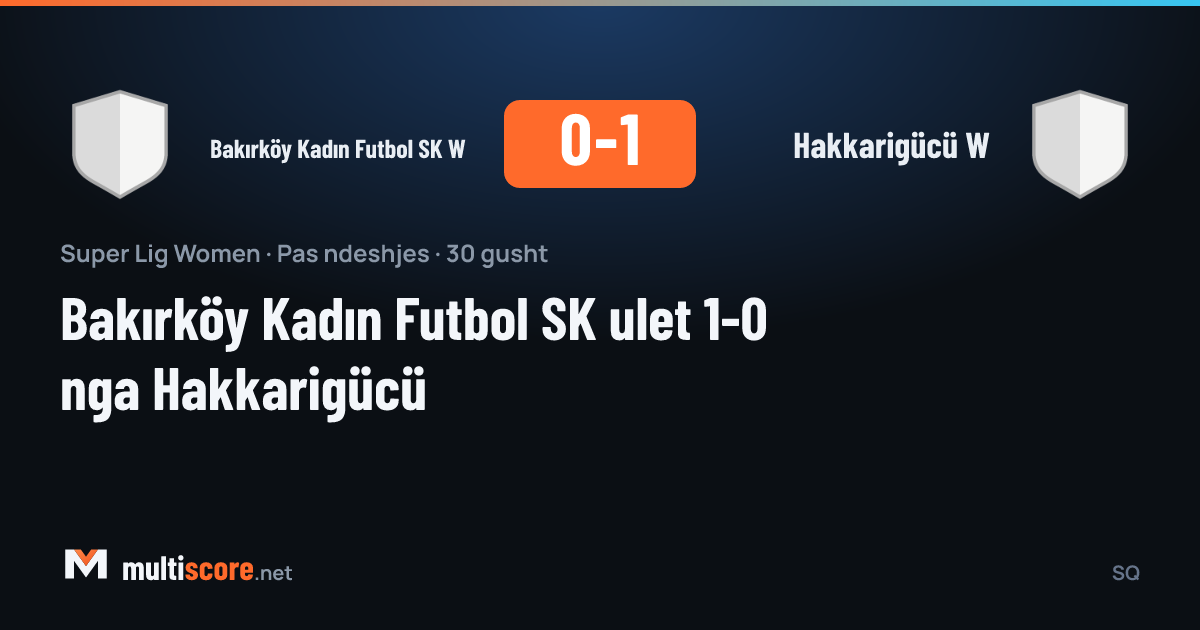 Bakırköy Kadın Futbol SK - Hakkarigücü Kadınlar Süper Ligi maçı