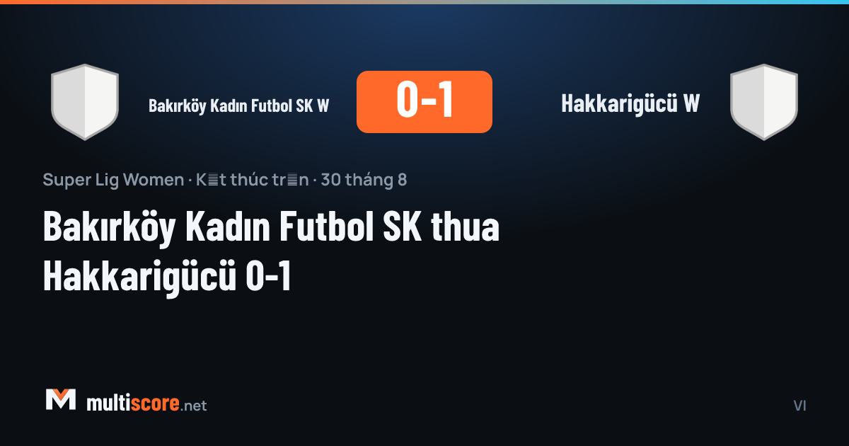 Bakırköy Kadın Futbol SK - Hakkarigücü Kadınlar Süper Ligi maçı