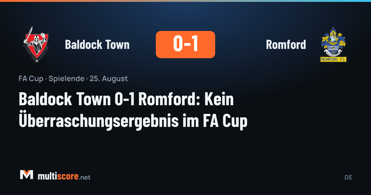 Baldock Town - Romford