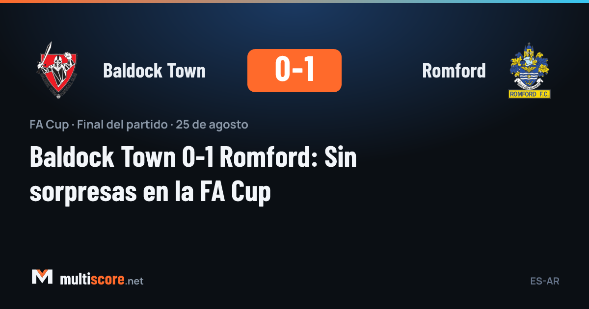 Baldock Town - Romford