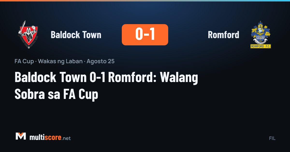 Baldock Town - Romford