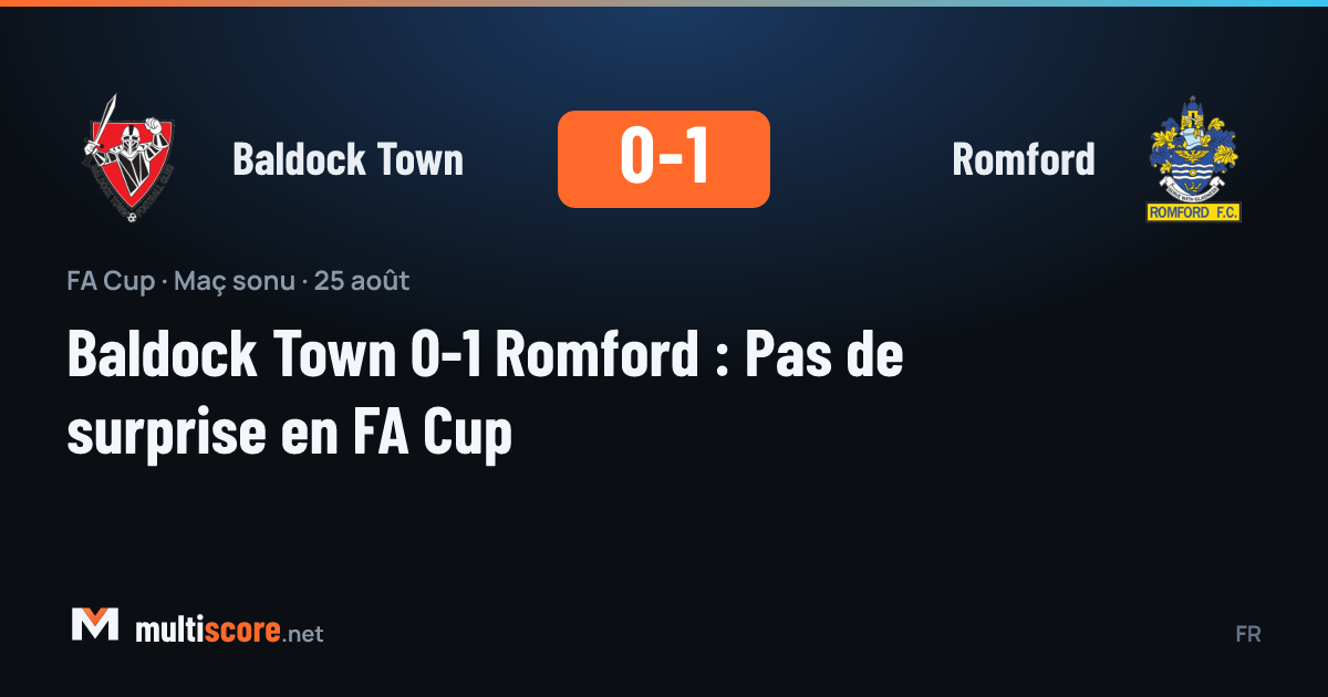Baldock Town - Romford