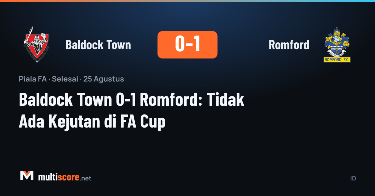 Baldock Town - Romford