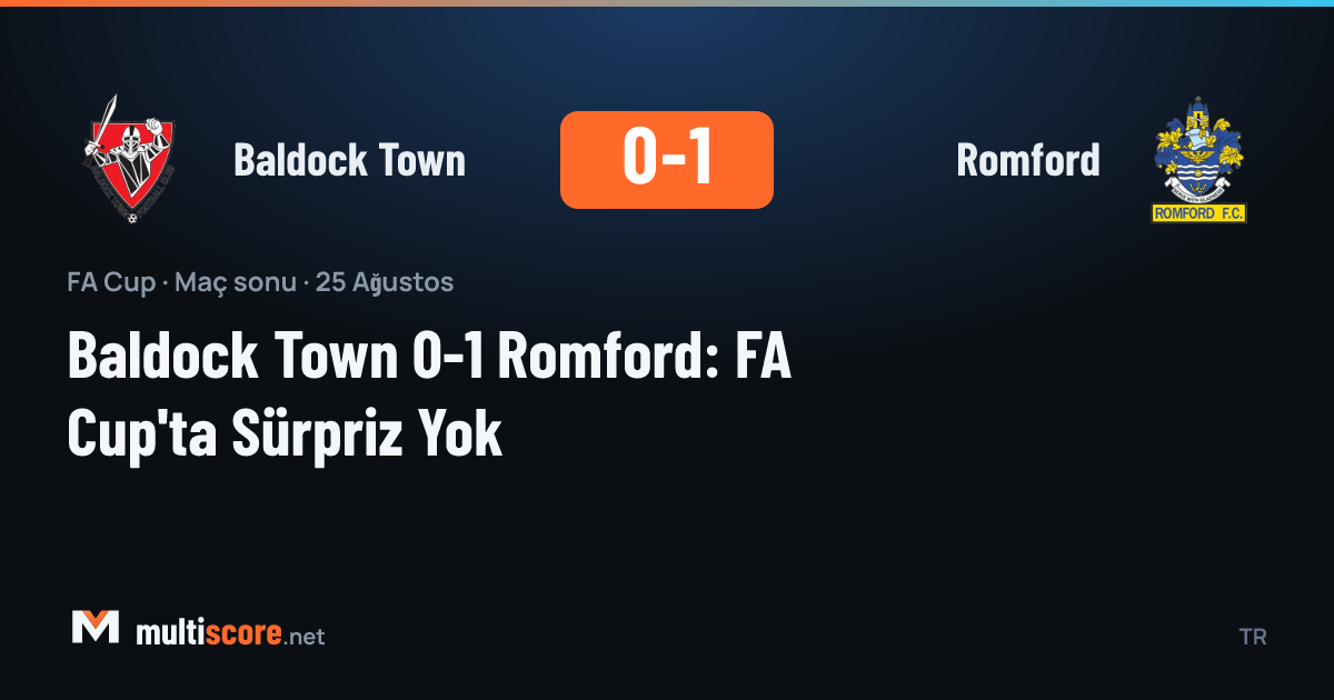 Baldock Town - Romford
