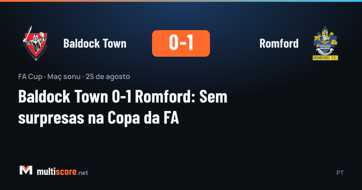 Baldock Town - Romford