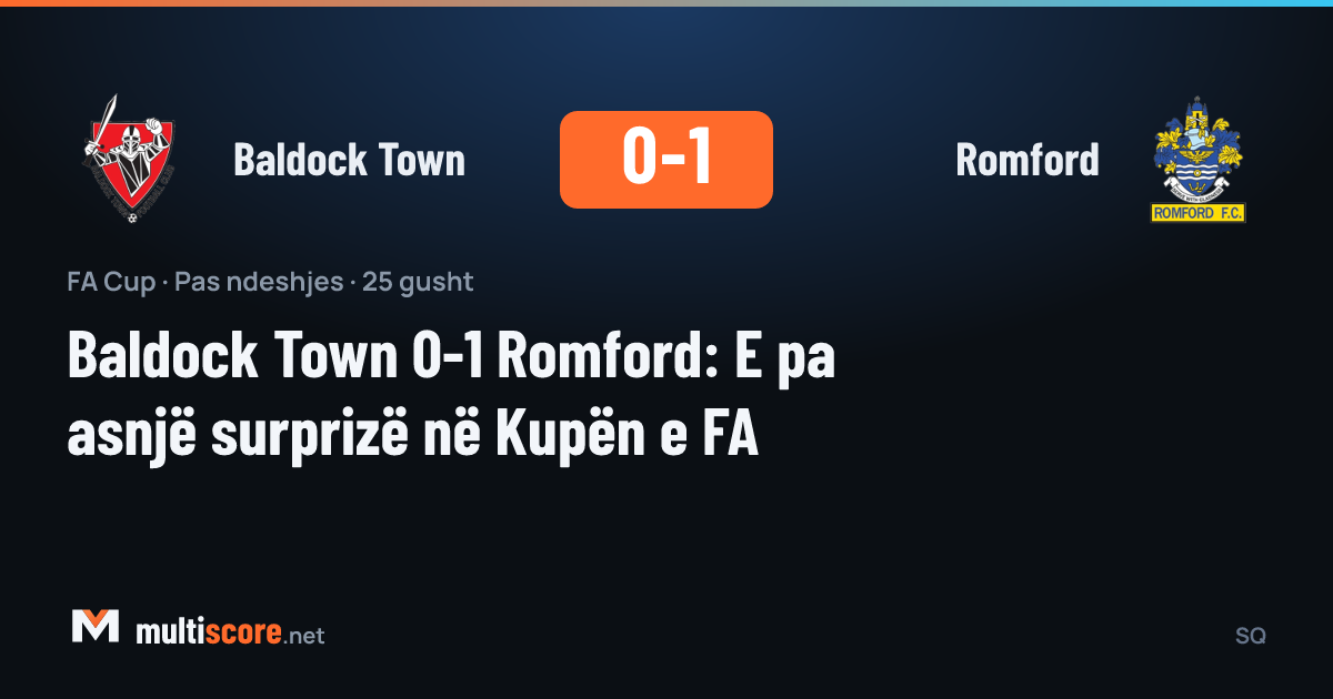 Baldock Town - Romford