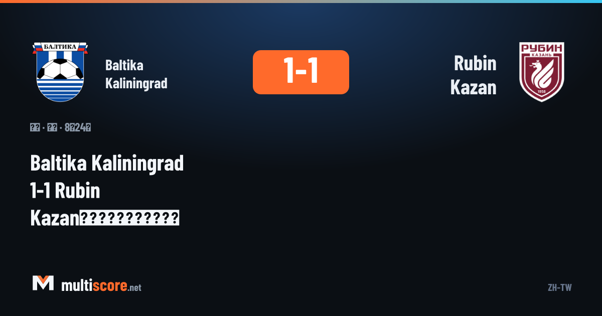 Baltika Kaliningrad - Rubin Kazan