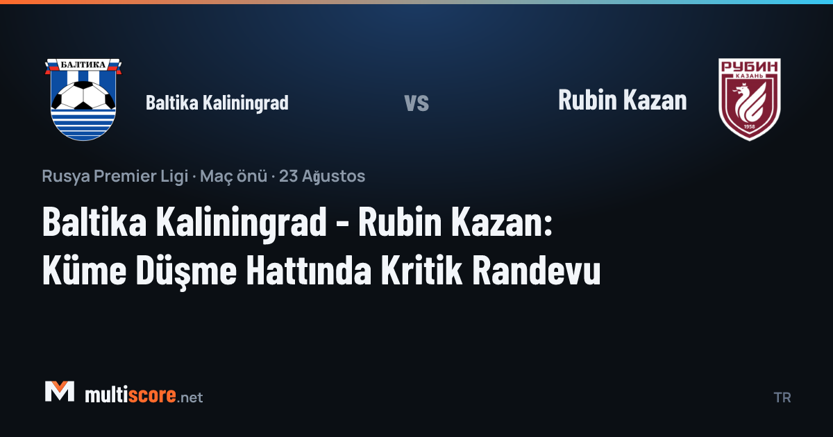 Baltika Kaliningrad - Rubin Kazan