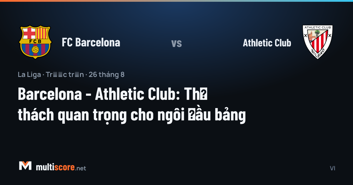 FC Barcelona - Athletic Club