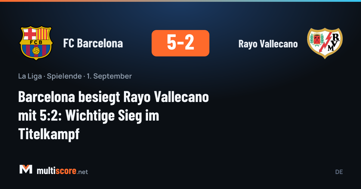 Barcelona - Rayo Vallecano maçından bir kare, Lewandowski gol sevinci