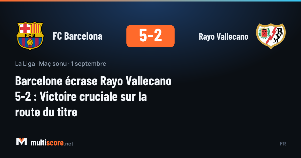 Barcelona - Rayo Vallecano maçından bir kare, Lewandowski gol sevinci