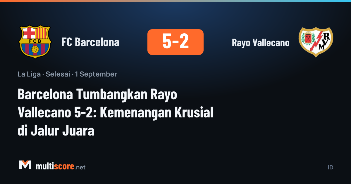 Barcelona - Rayo Vallecano maçından bir kare, Lewandowski gol sevinci