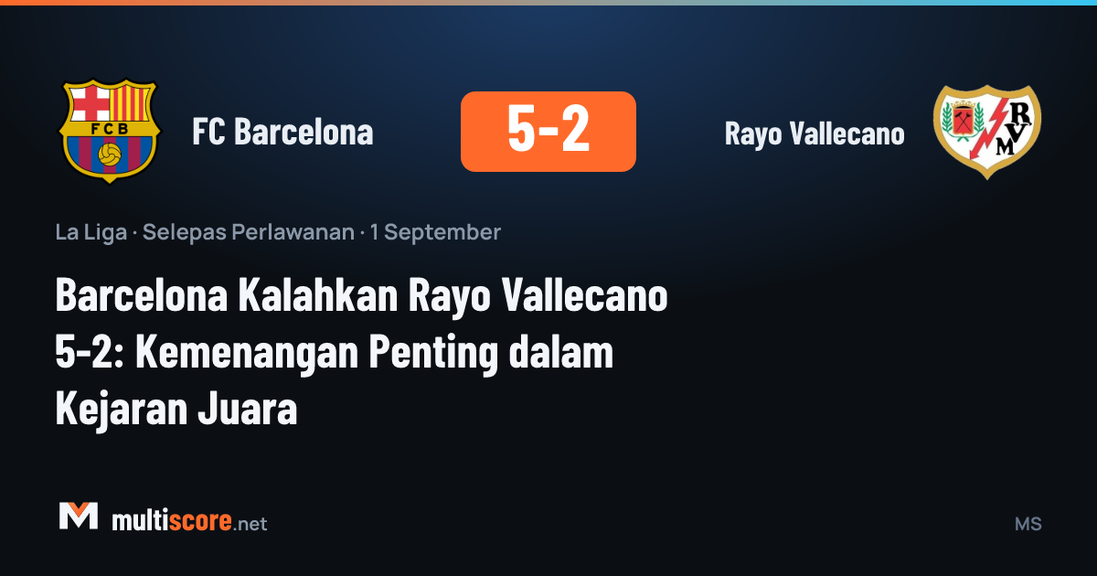 Barcelona - Rayo Vallecano maçından bir kare, Lewandowski gol sevinci
