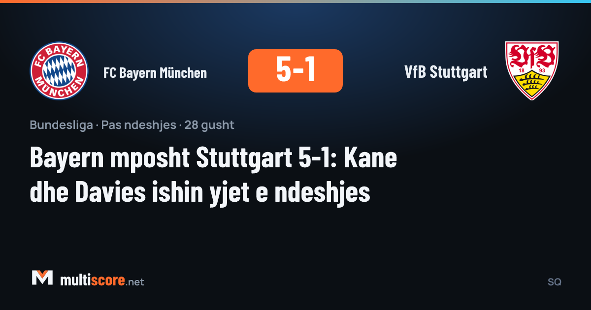Bayern Münih ve Stuttgart oyuncuları maç sırasında mücadele ediyor