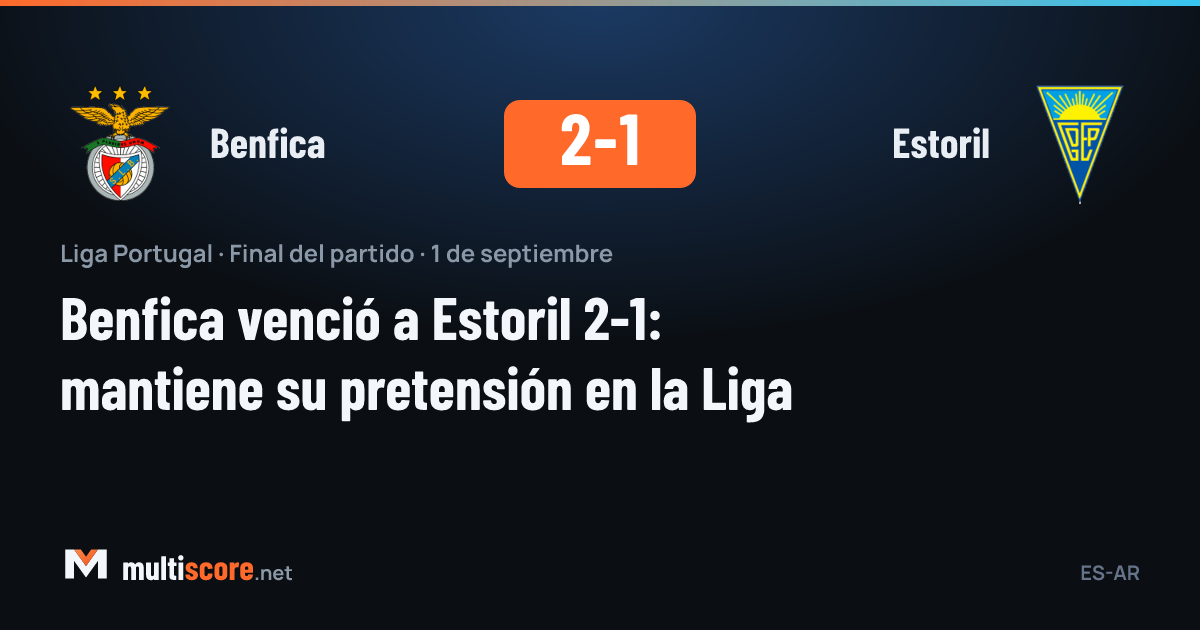 Benfica - Estoril maçından bir kare
