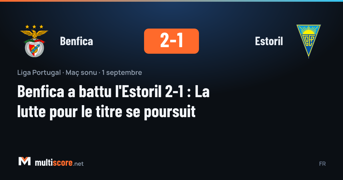 Benfica - Estoril maçından bir kare