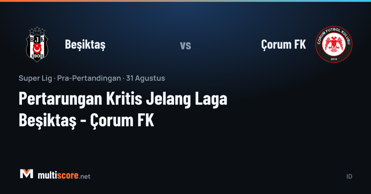 Beşiktaş - Çorum FK