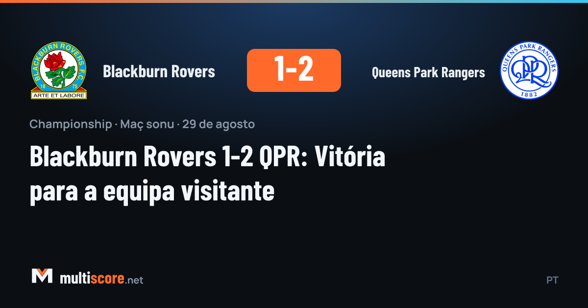 Blackburn Rovers - Queens Park Rangers Championship maçı