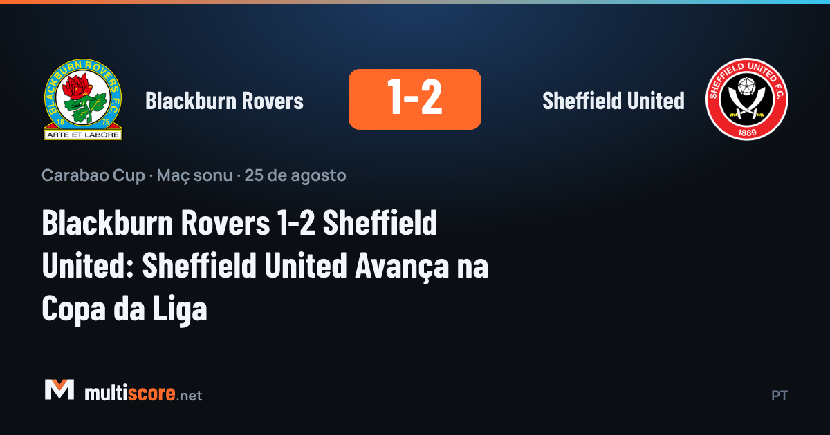Blackburn Rovers - Sheffield United