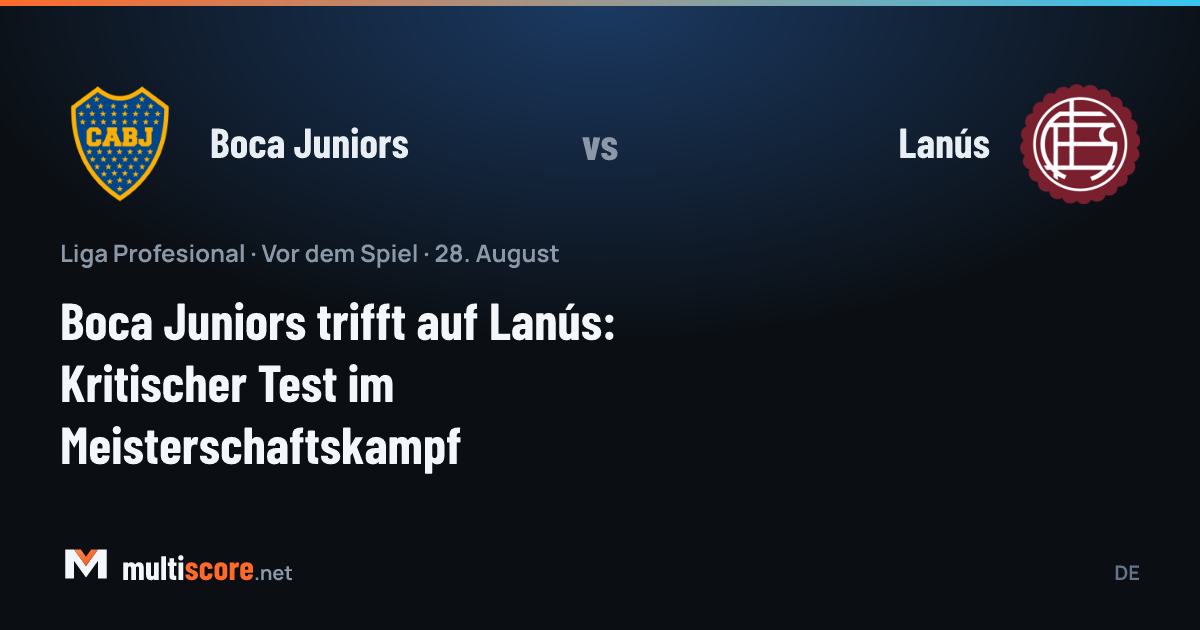 Boca Juniors - Lanús