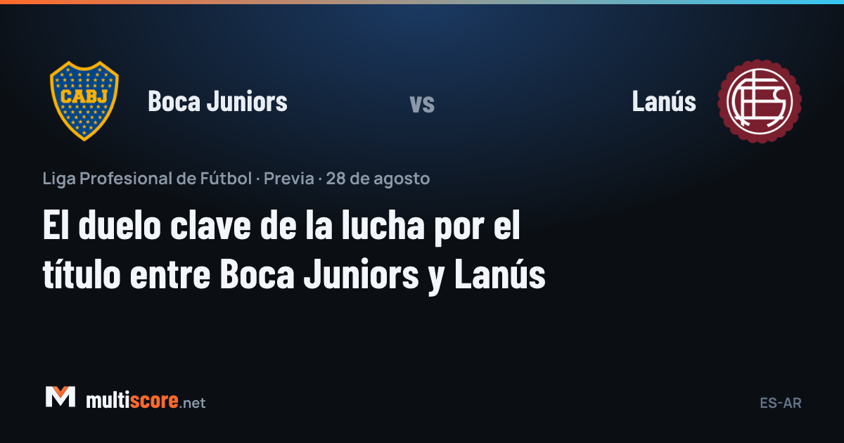 Boca Juniors - Lanús