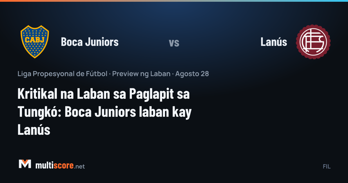 Boca Juniors - Lanús