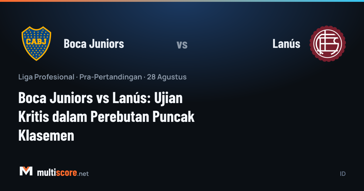Boca Juniors - Lanús