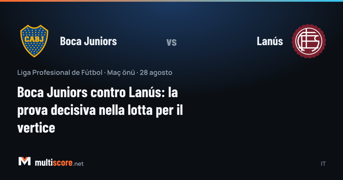 Boca Juniors - Lanús