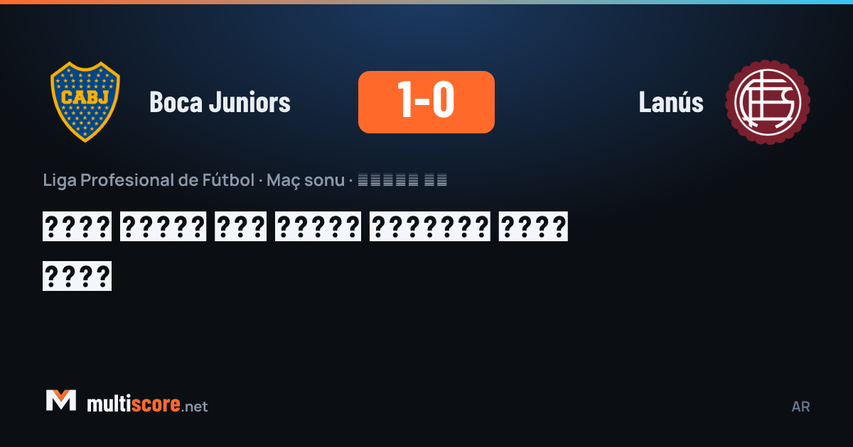 Boca Juniors ve Lanús oyuncuları maç sırasında