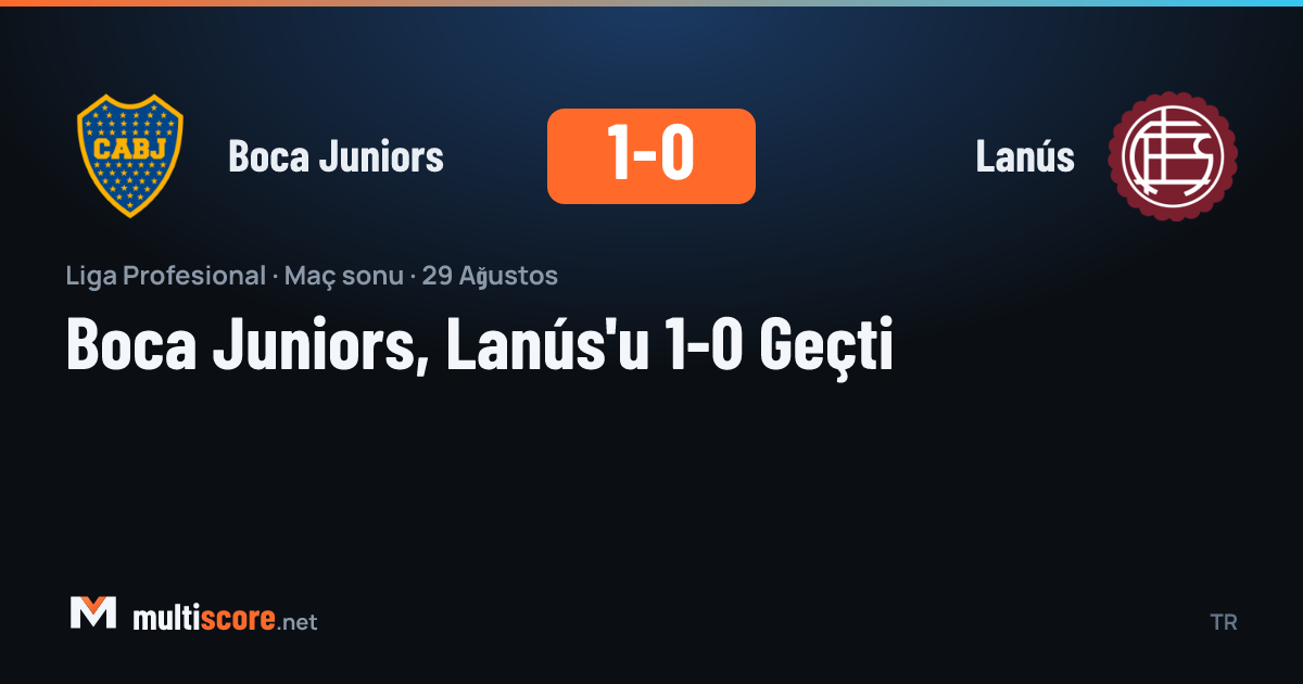 Boca Juniors ve Lanús oyuncuları maç sırasında