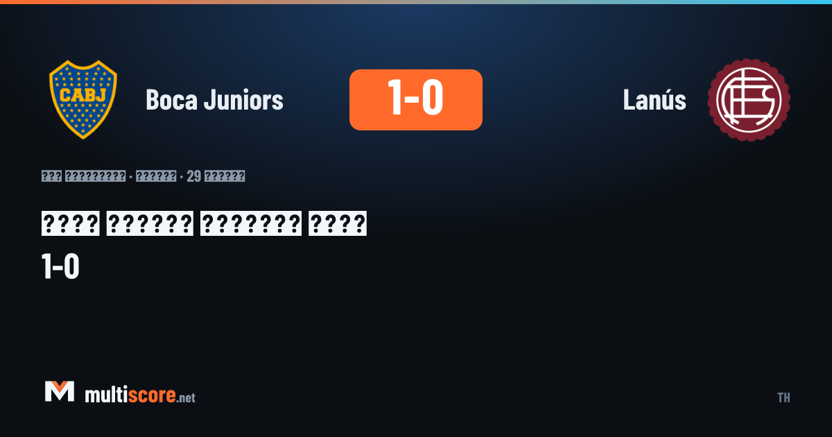 Boca Juniors ve Lanús oyuncuları maç sırasında
