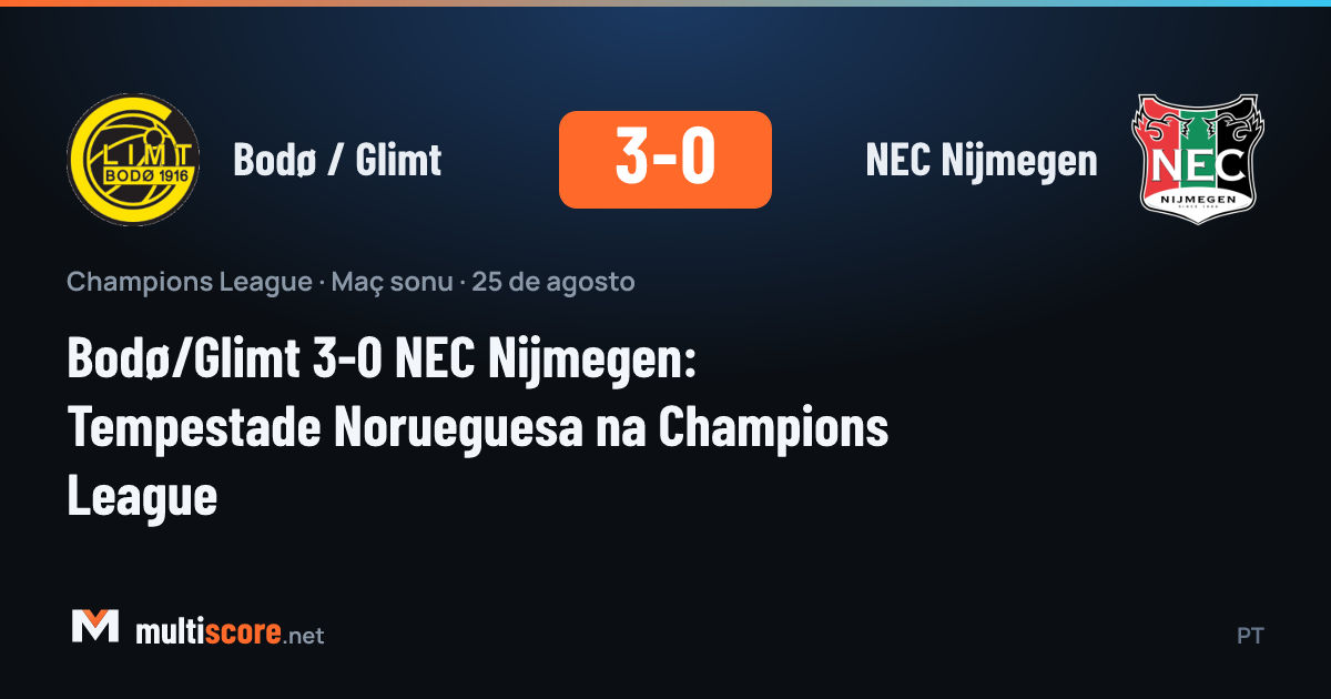 Bodø / Glimt - NEC Nijmegen