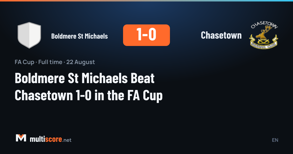 Boldmere St Michaels ve Chasetown arasındaki FA Cup maçından bir görünüm