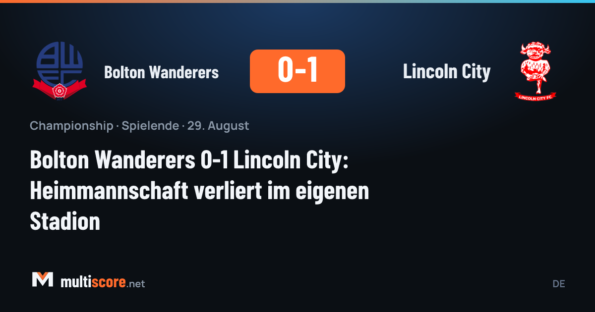 Bolton Wanderers Lincoln City Championship maçı