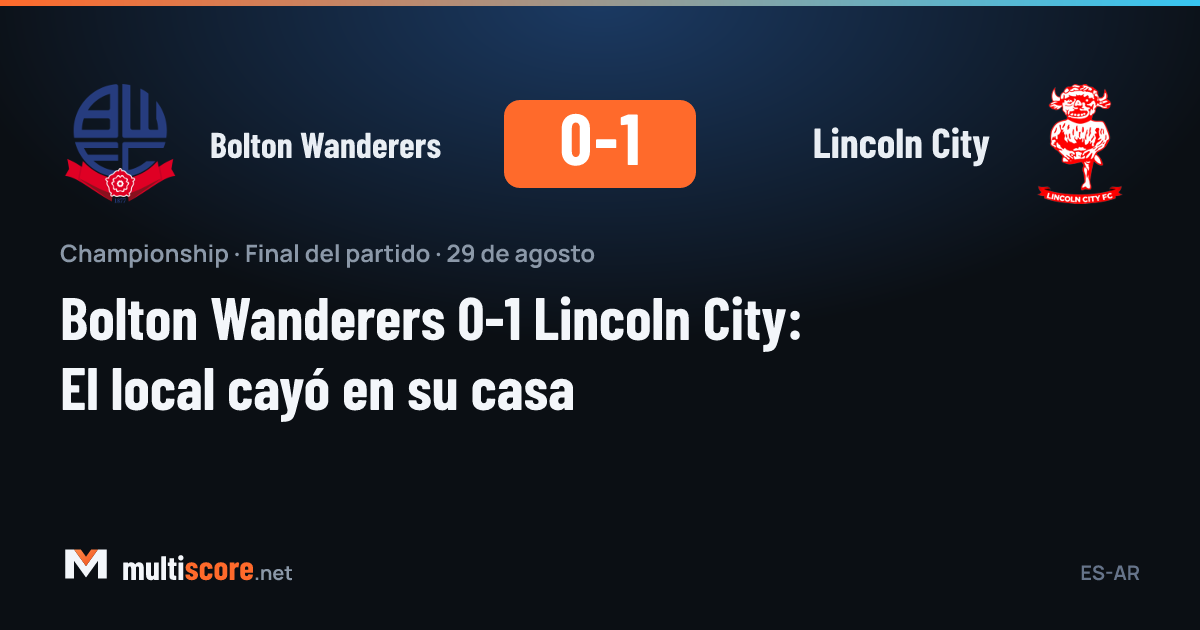 Bolton Wanderers Lincoln City Championship maçı