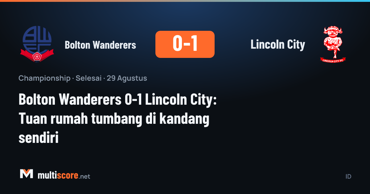 Bolton Wanderers Lincoln City Championship maçı