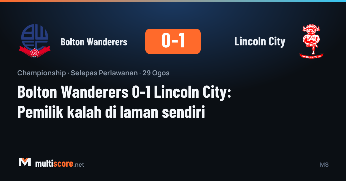 Bolton Wanderers Lincoln City Championship maçı