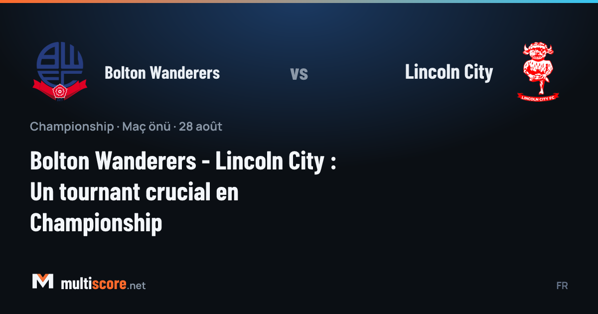 Bolton Wanderers - Lincoln City