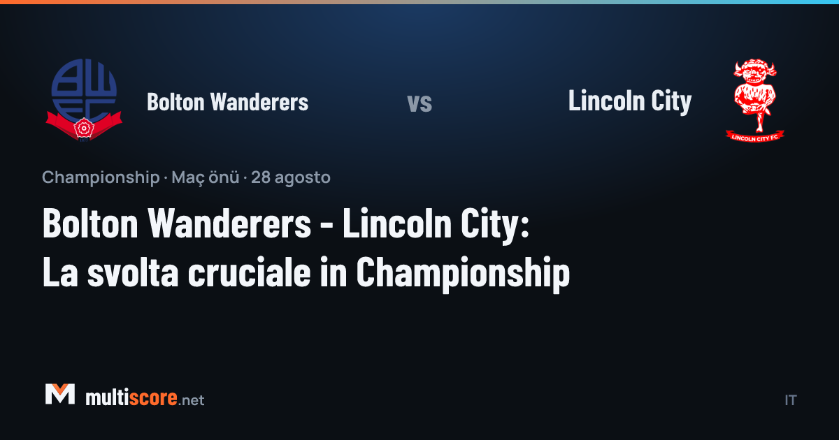Bolton Wanderers - Lincoln City