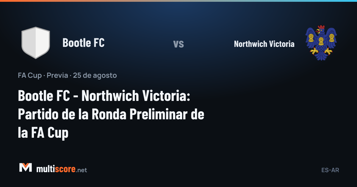 Bootle FC - Northwich Victoria