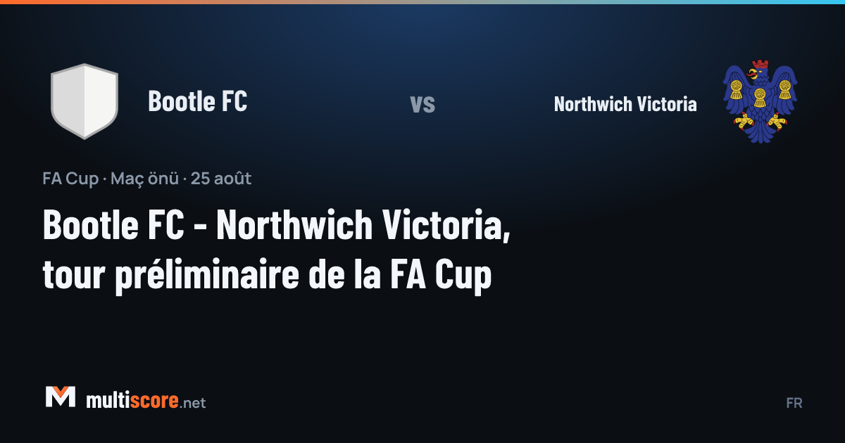Bootle FC - Northwich Victoria