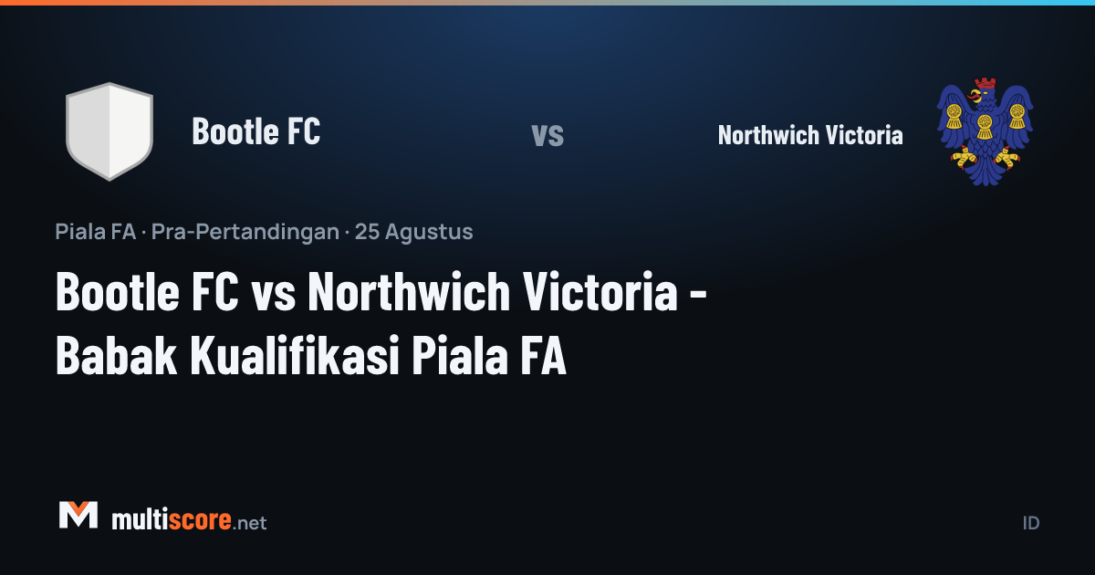 Bootle FC - Northwich Victoria